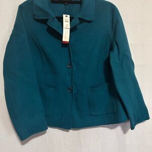 Talbots woman petites Teal Women's